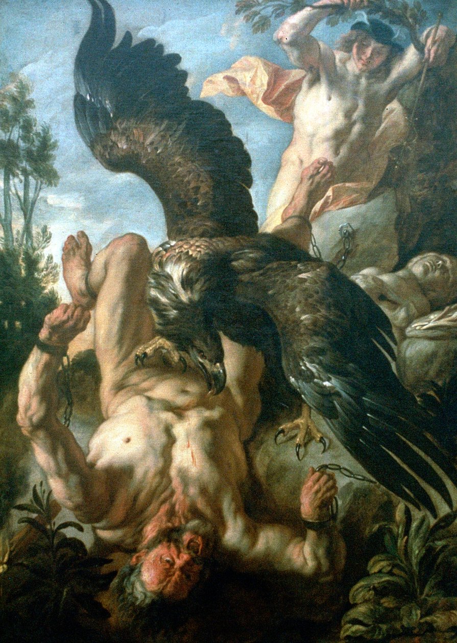 Prometeo encadenado, c. 1640 de Jacob Jordaens