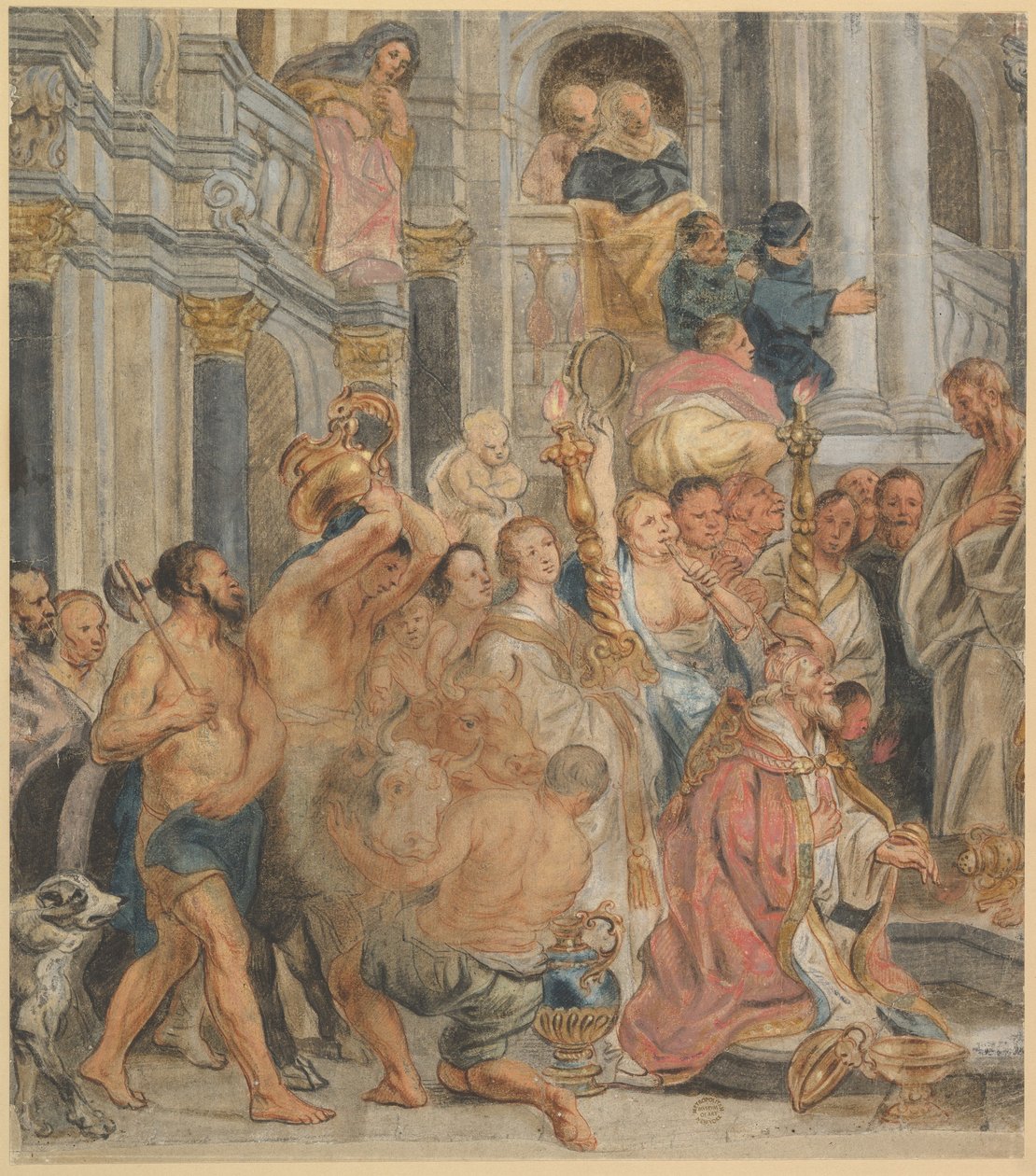 San Pablo en Listra de Jacob Jordaens