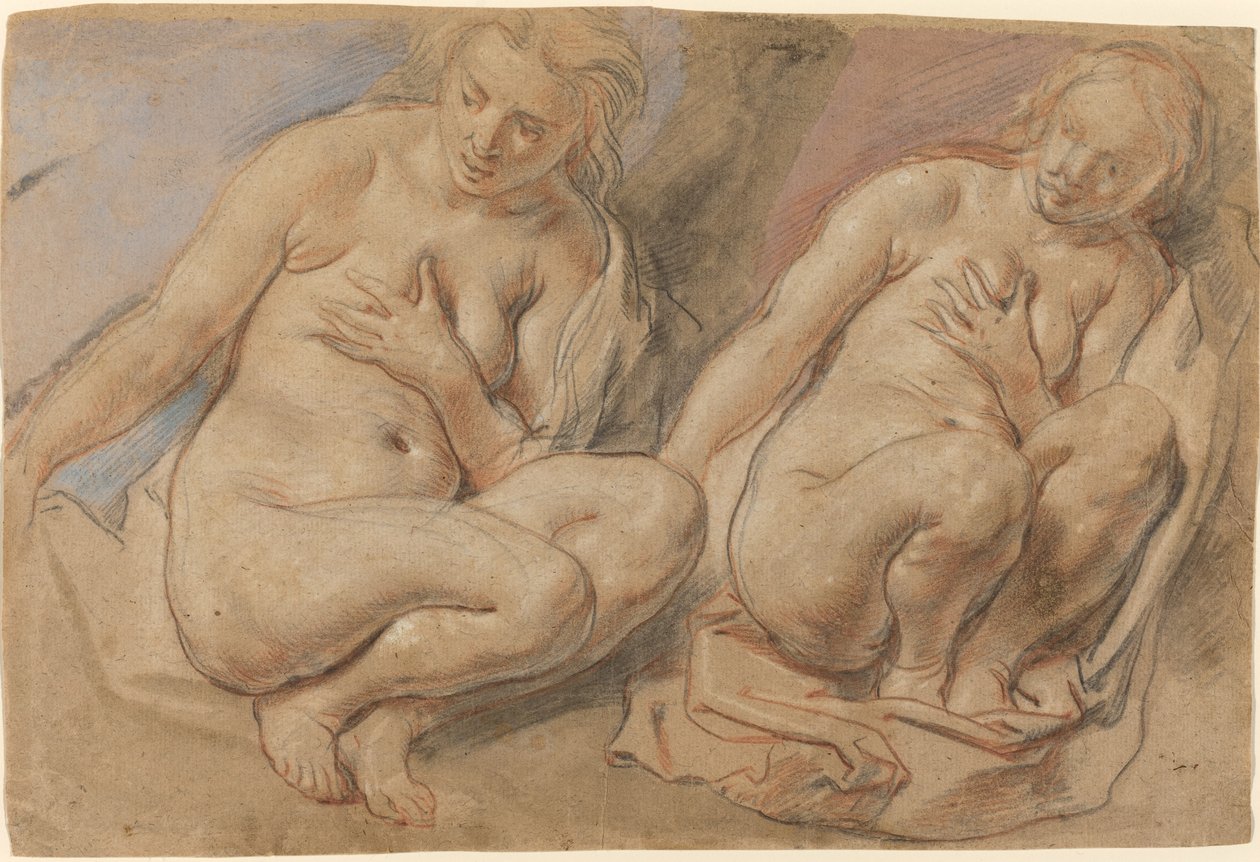 Susana agachada de Jacob Jordaens