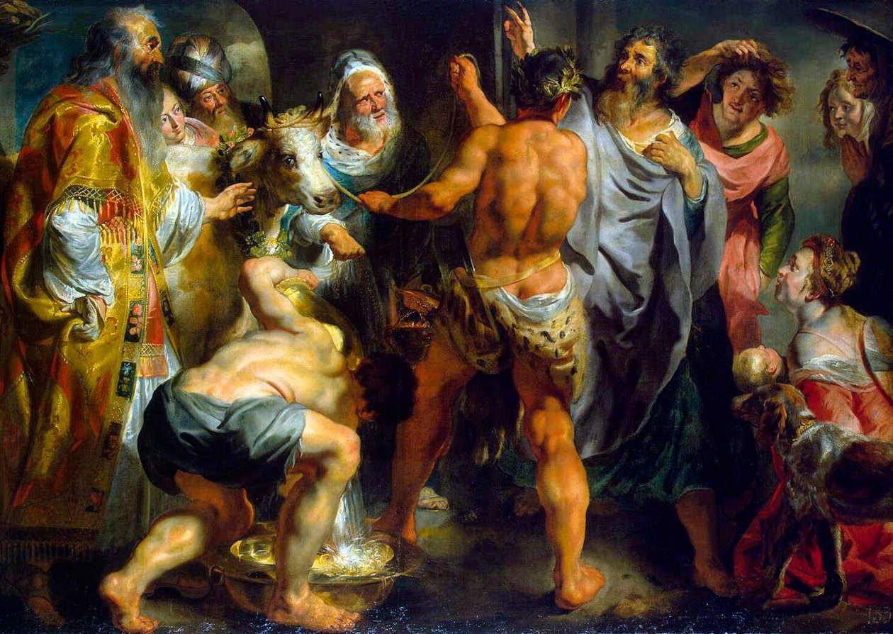 Los apóstoles Pablo y Bernabé en Listra de Jacob Jordaens