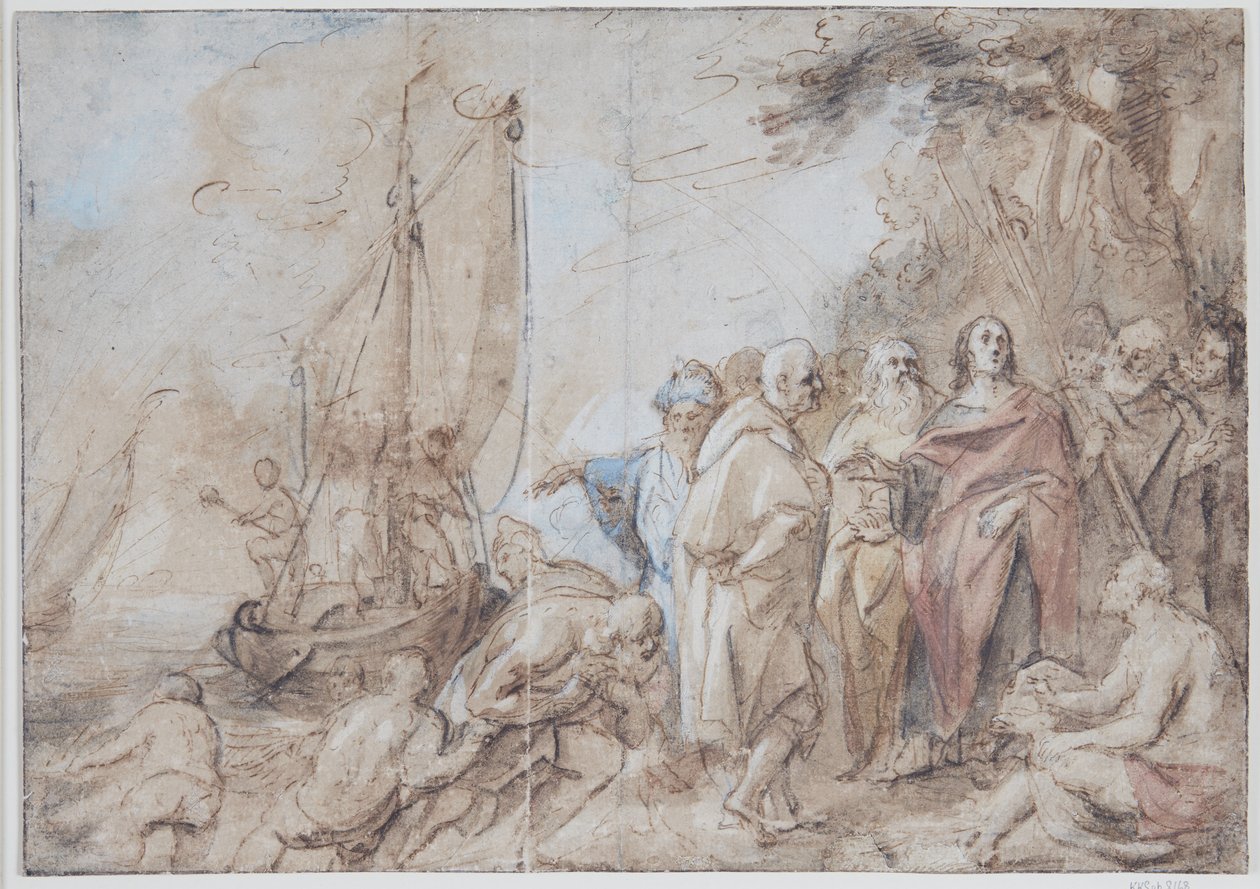 La llamada de Pedro y Andrés de Jacob Jordaens