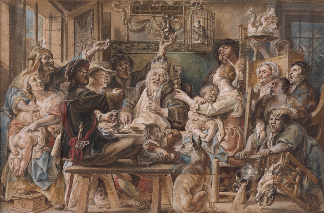 El Rey Bebe de Jacob Jordaens