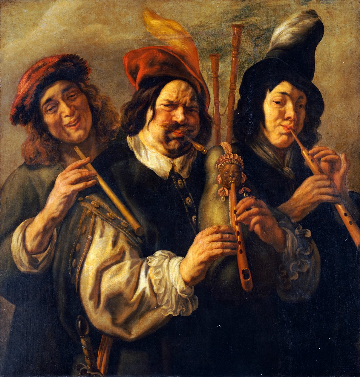 Tres Músicos de Jacob Jordaens