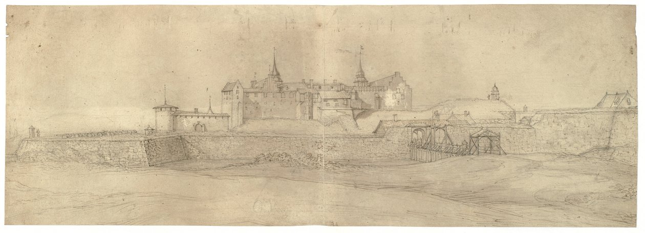 Vista de la Fortaleza de Akershus de Jacob Koninck II