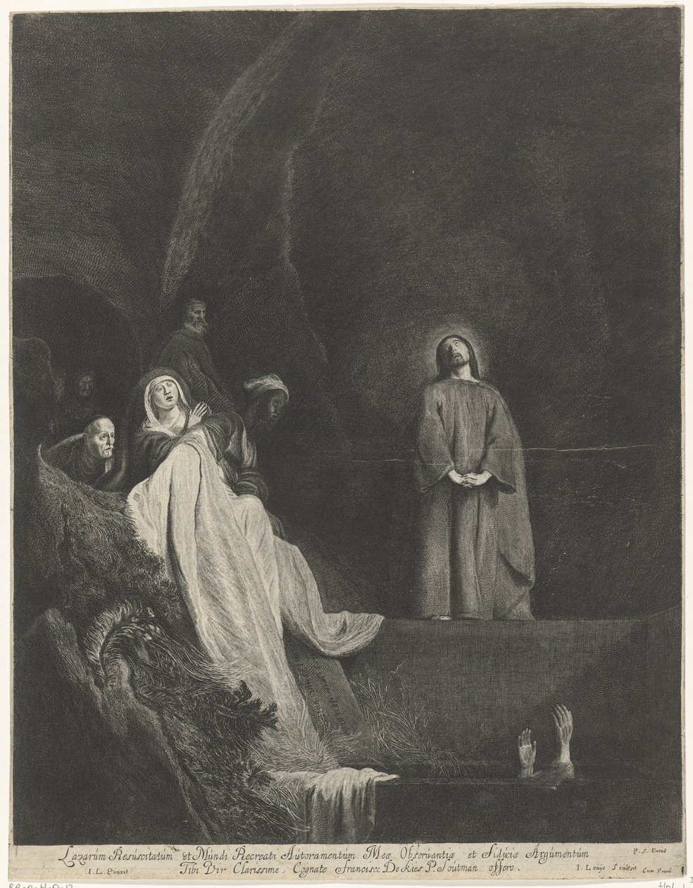 Resurrección de Lázaro de Jacob Louys