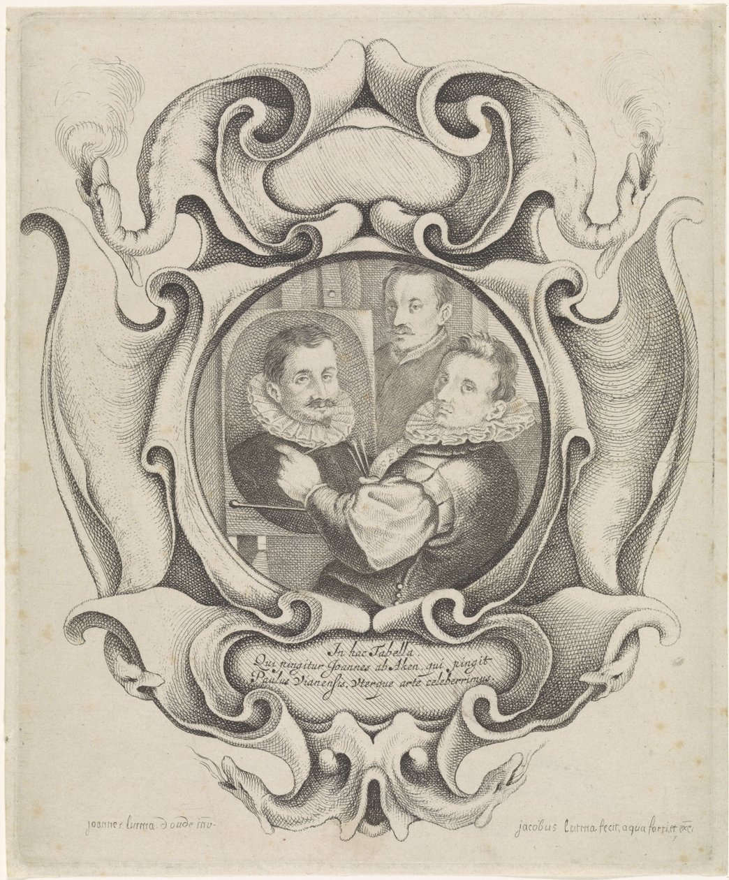 El pintor retrata a Paulus Willemsz. de Vianen de Jacob Lutma