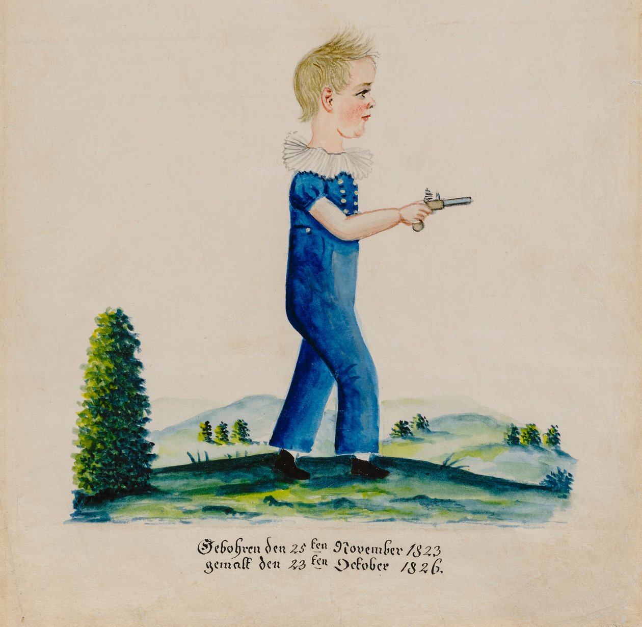 Retrato de Edward Musser de Jacob Maentel