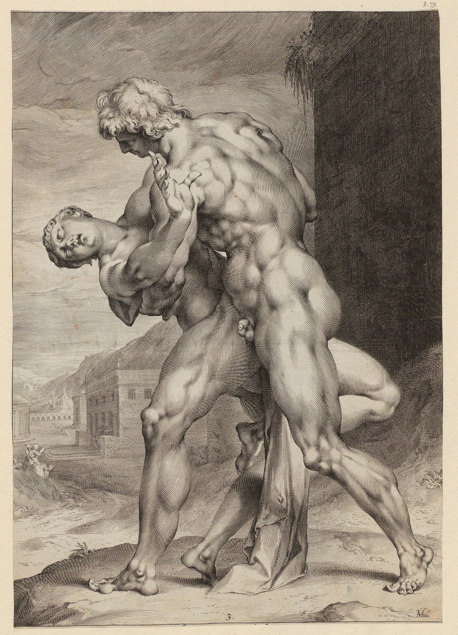 Adoración de los Reyes de Jacob Matham