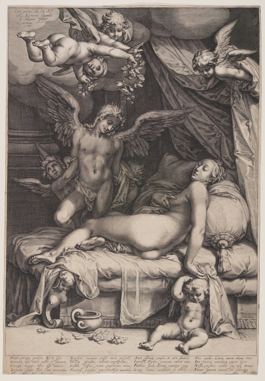 Cupido y Psique de Jacob Matham