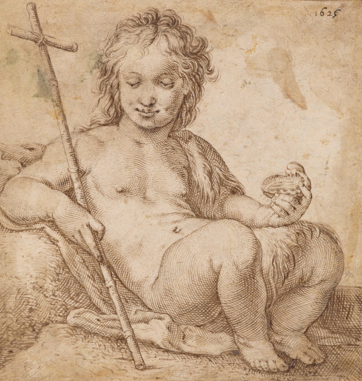 El joven Juan Bautista de Jacob Matham