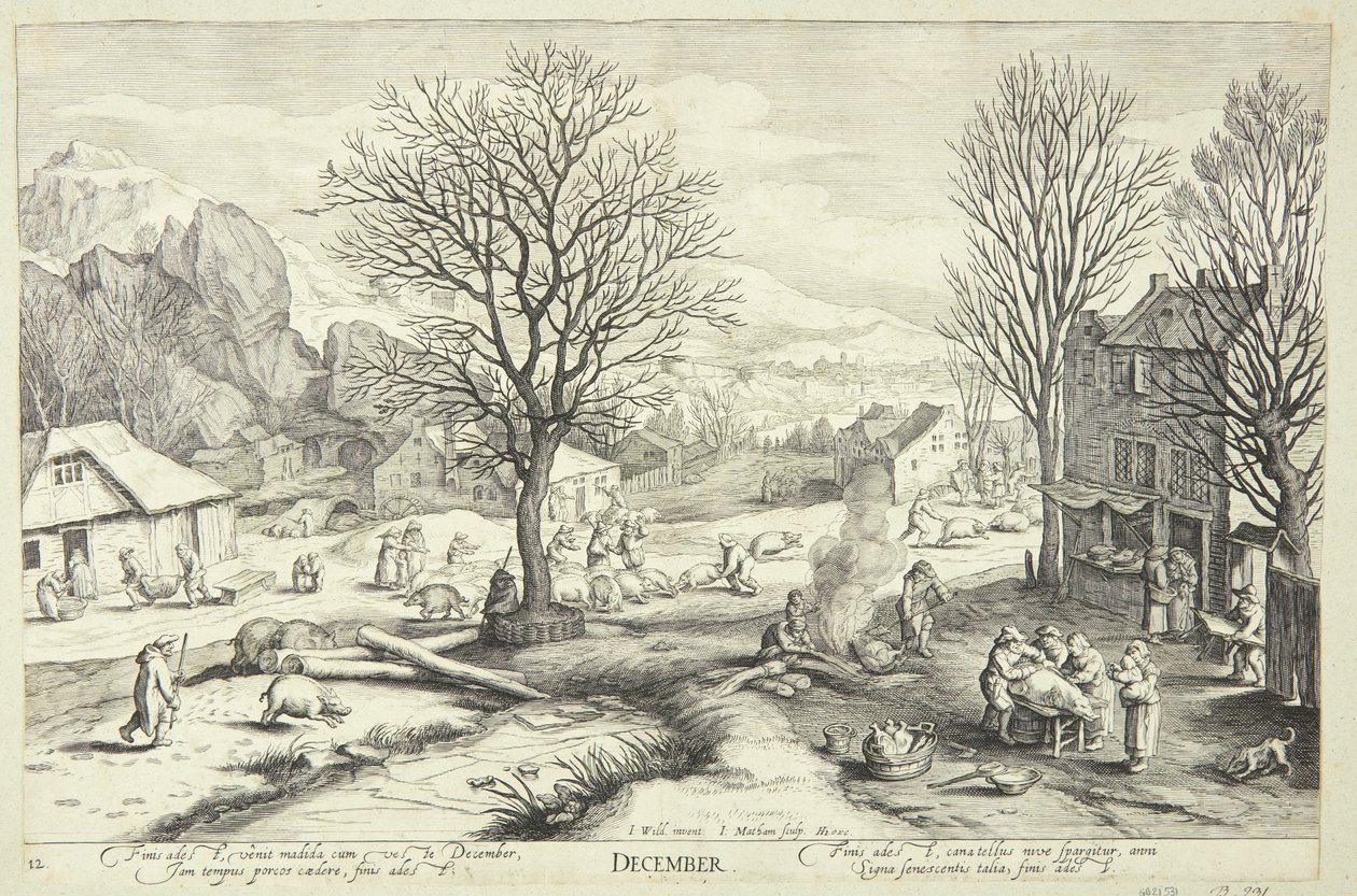 Diciembre de Jacob Matham