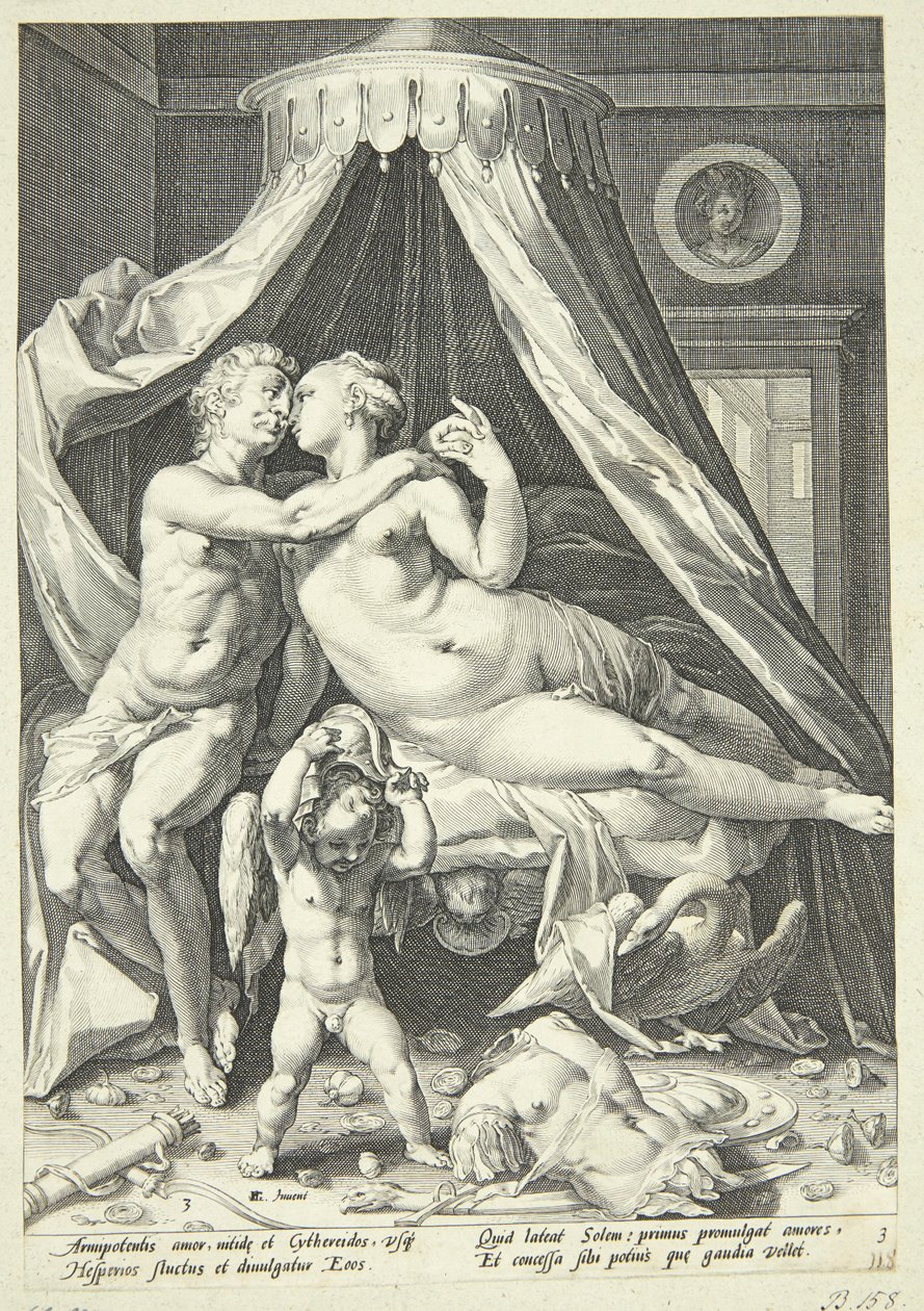 Marte y Venus de Jacob Matham