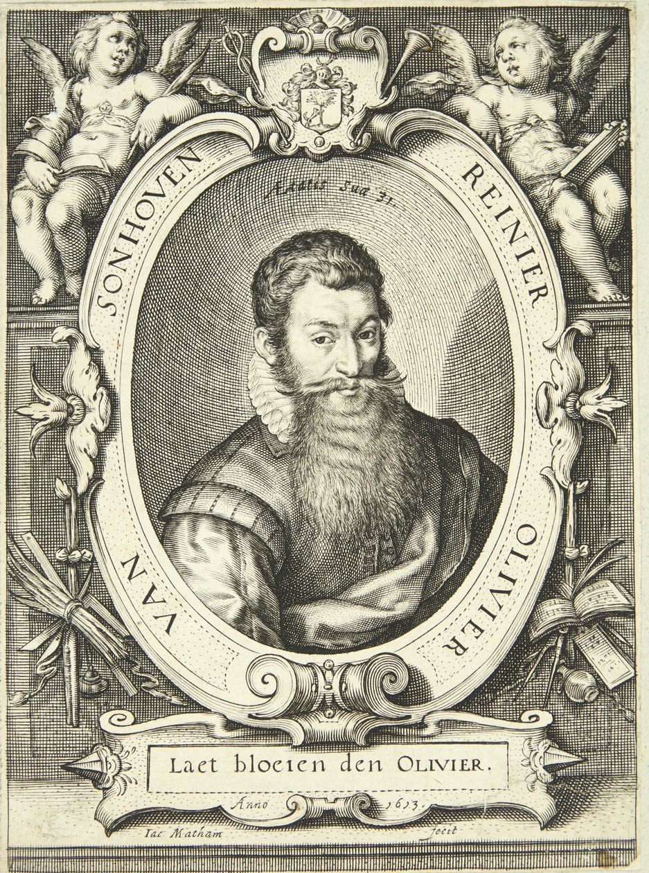 Retrato de Reinier Olivier van Sonhoven de Jacob Matham
