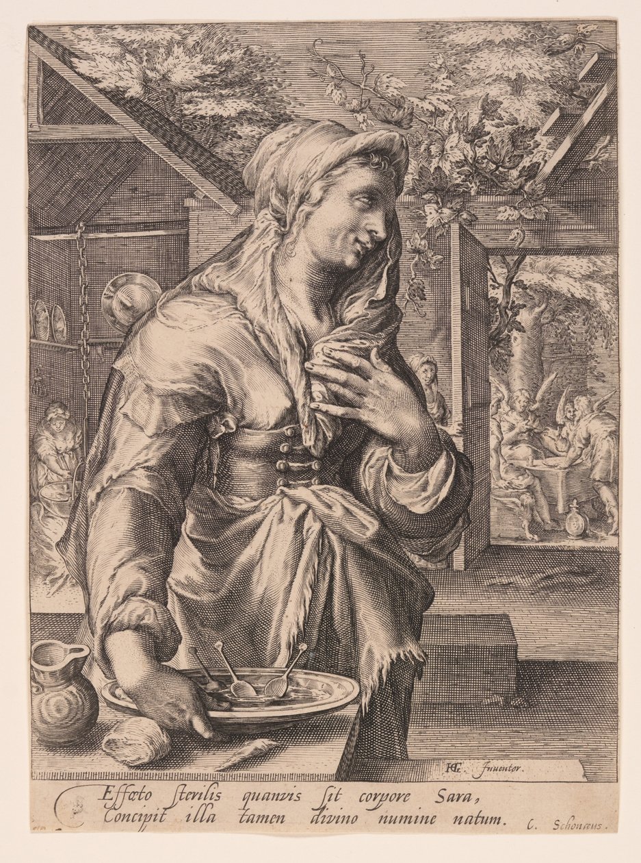 Sarah, de Las esposas de los patriarcas de Jacob Matham
