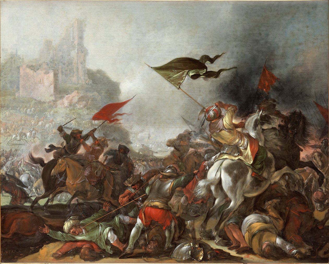 La guerra turca de Jacob Matthias Weyer