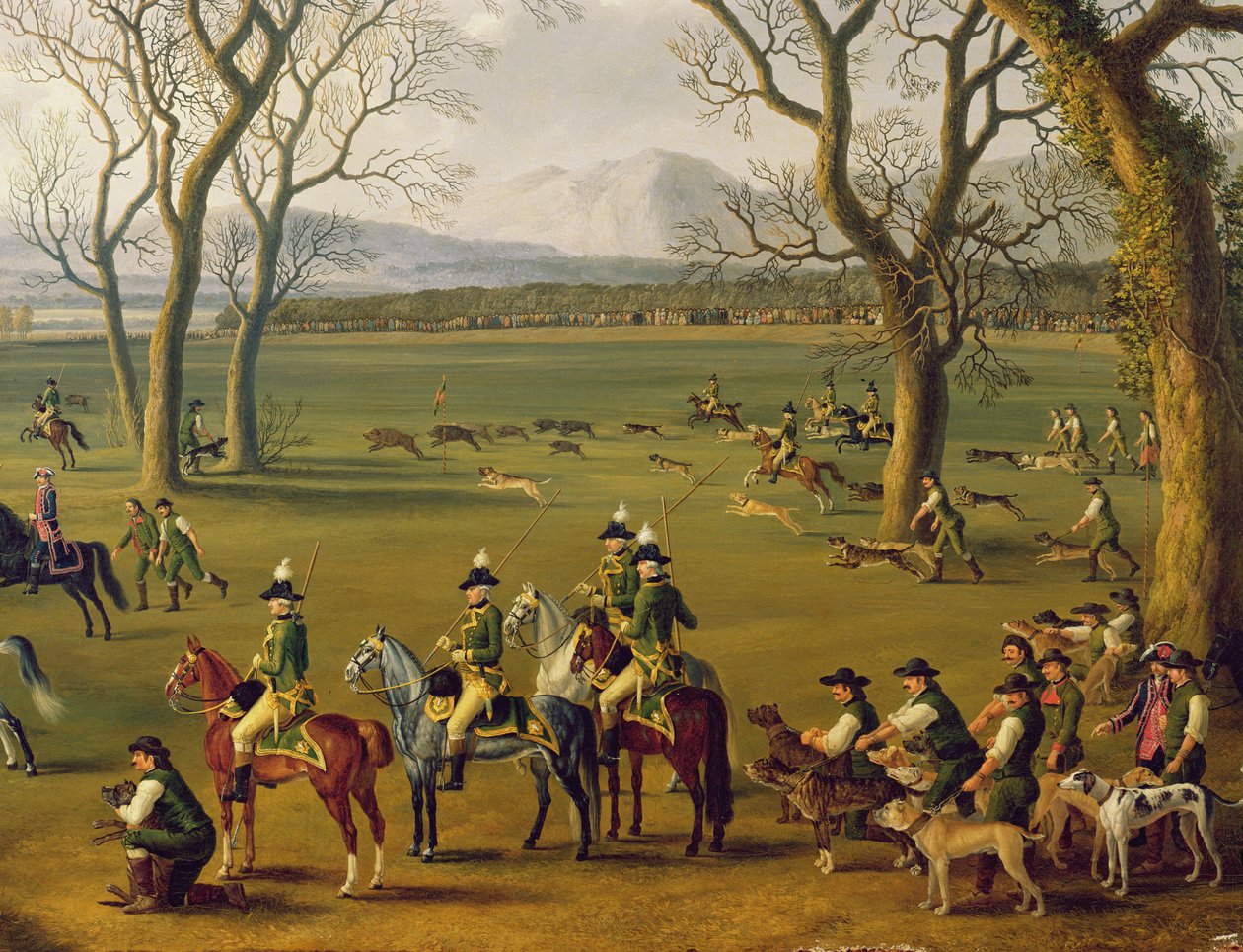 Caza de jabalíes de Jacob Philippe Hackert