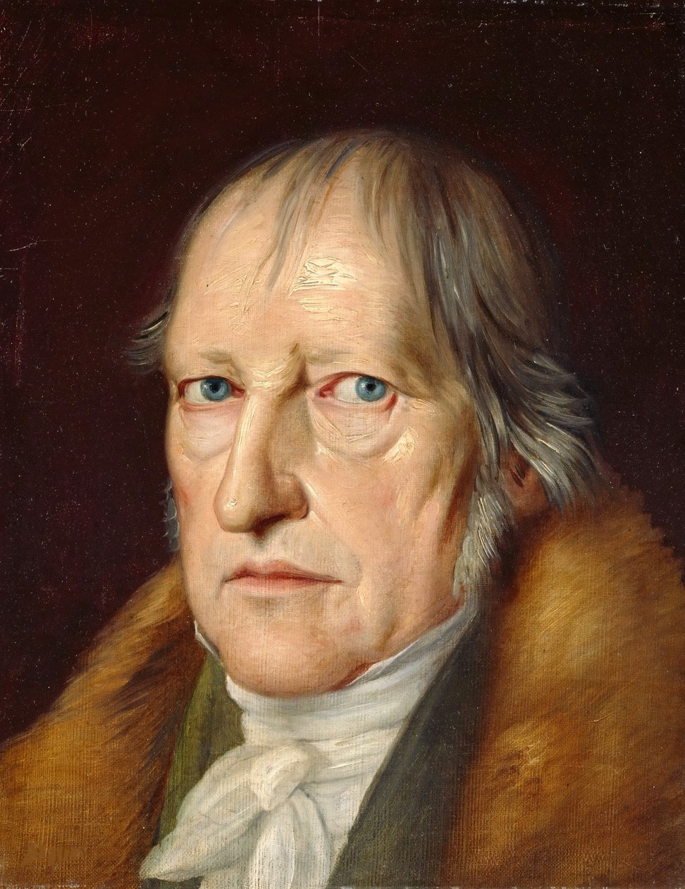 Retrato de Georg Wilhelm Friedrich Hegel (1770-1831) de Jacob Schlesinger