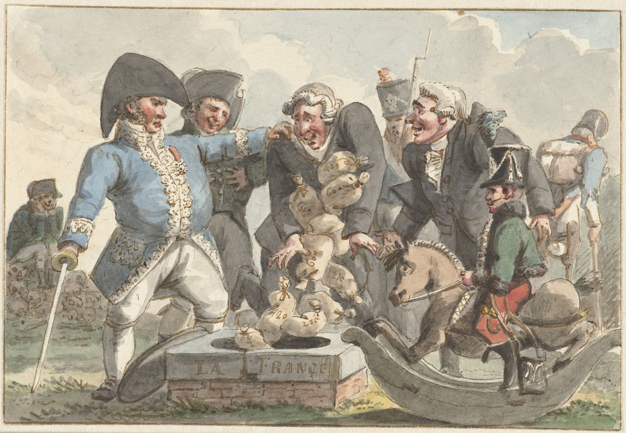 Caricatura sobre la grada de 1810 de Jacob Smies