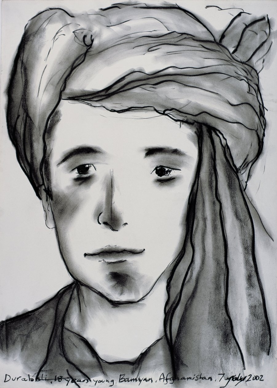 Durabali, 18 años joven, Bamyan, Afganistán, 2002 de Jacob Sutton