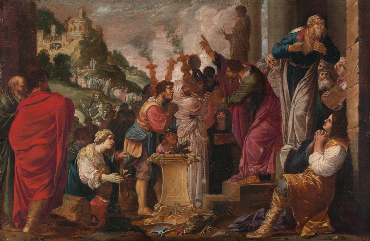 Pablo y Bernabé en Listra de Jacob Symonsz. Pynas