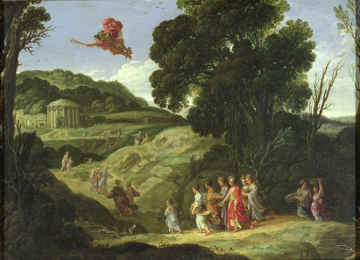 Mercurio y Herse, c.1605-08 de Jacob Symonsz Pynas or Pinas