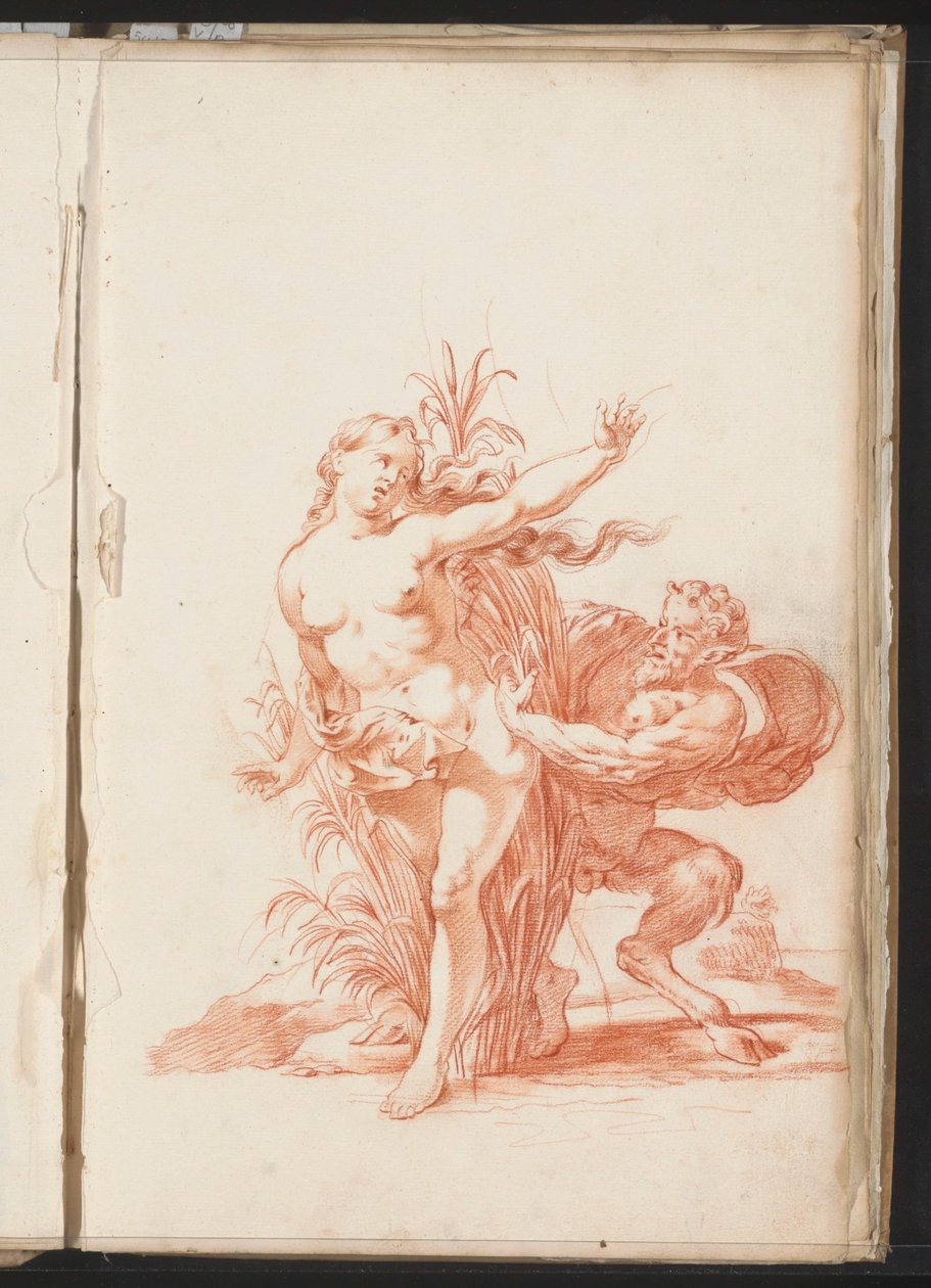 Syrinx und Pan de Jacob Toorenvliet
