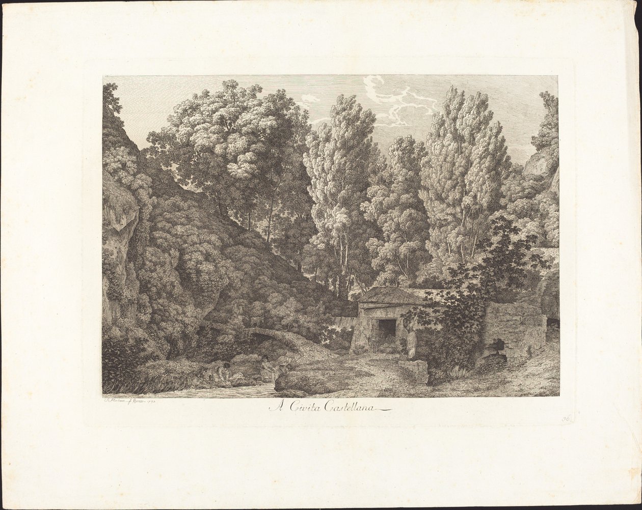 En Civitá Castellana de Jacob Wilhelm Mechau