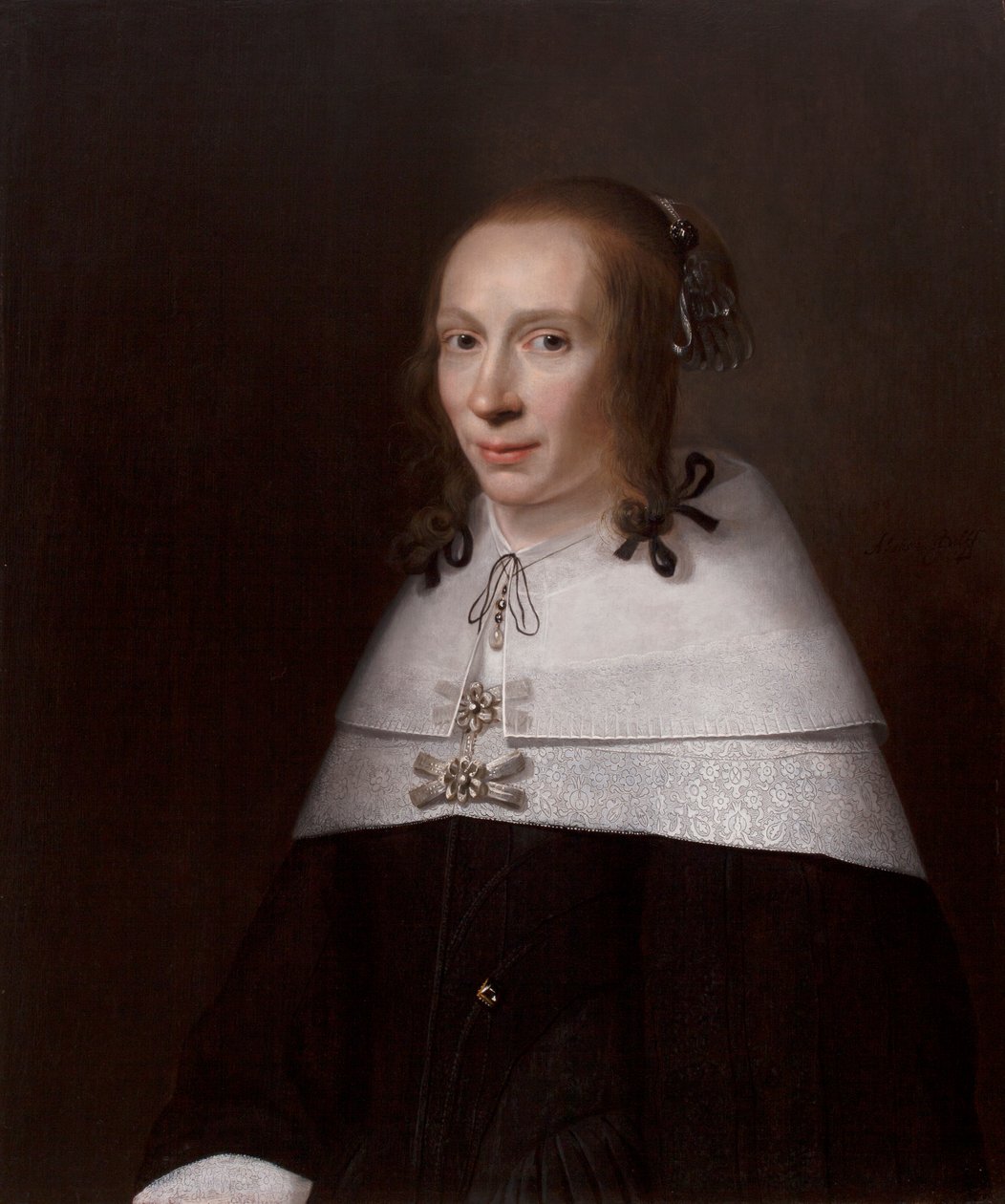 Retrato de una joven, 1654 de Jacob Willemsz Delff