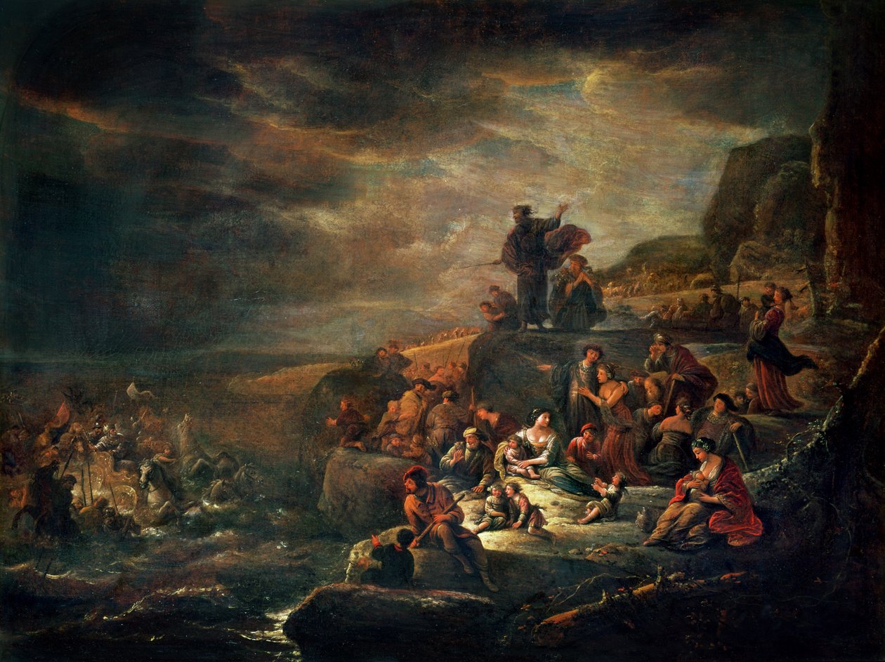 El paso del Mar Rojo de Jacob Willemsz de Wet or Wett
