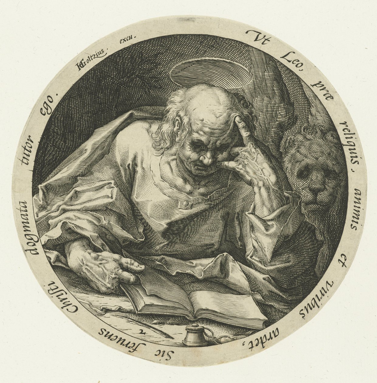 evangelista marcos Los cuatro evangelistas (título de la serie) de Jacob de Gheyn (II) (attributed to)