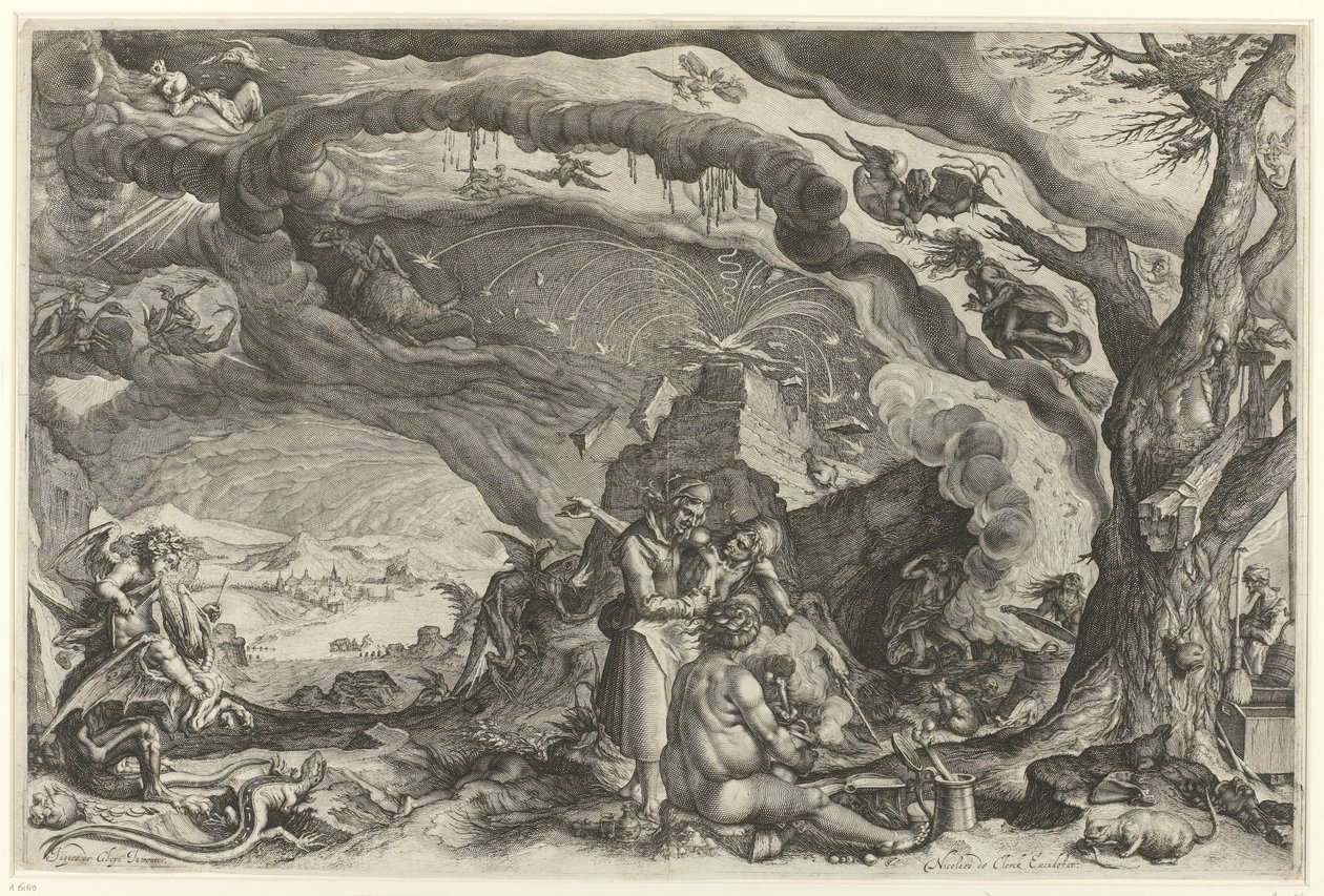 Sábado de brujas de Jacob de Gheyn (II) (attributed to workshop of)