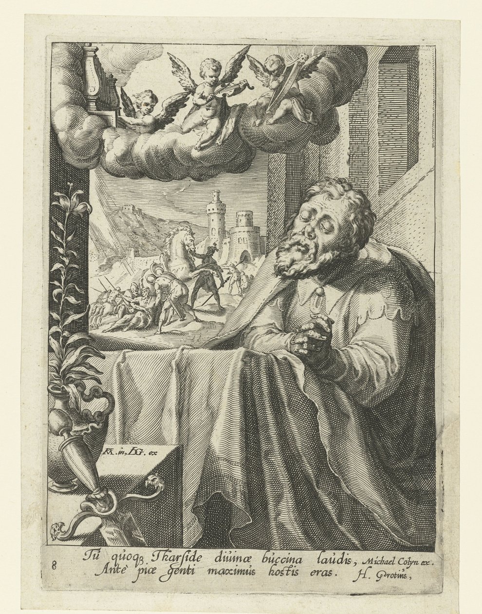 Pablo como pecador arrepentido Ocho pecadores arrepentidos del Antiguo y Nuevo Testamento (título de la serie) de Jacob de Gheyn (II) (workshop of)
