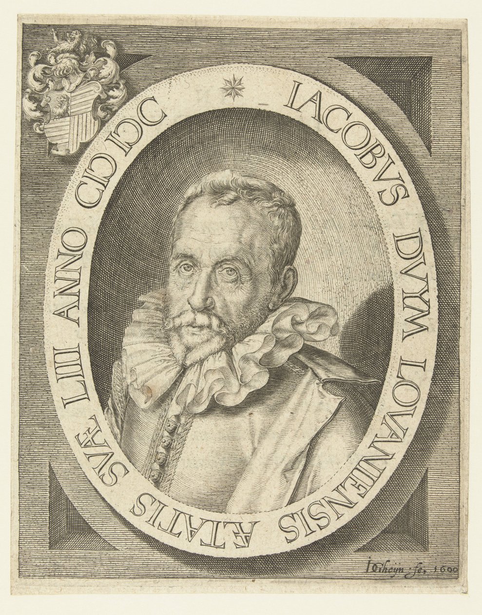 Retrato de Jacobus Duym a los 53 años de Jacob de Gheyn (II)