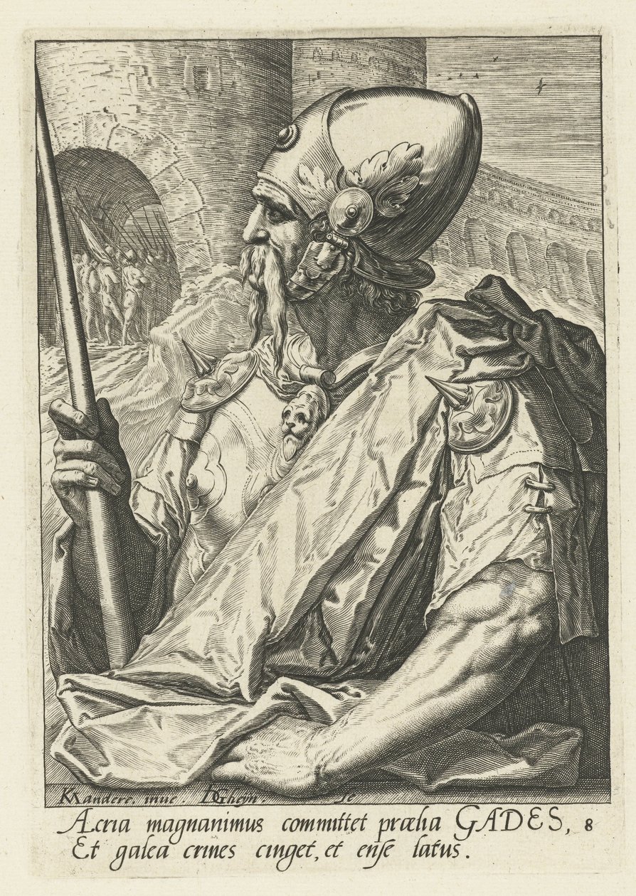 Ancestro Gad Los antepasados ​​de Israel (título de la serie) Los doce hijos de Jacob (título de la serie) de Jacob de Gheyn (II)