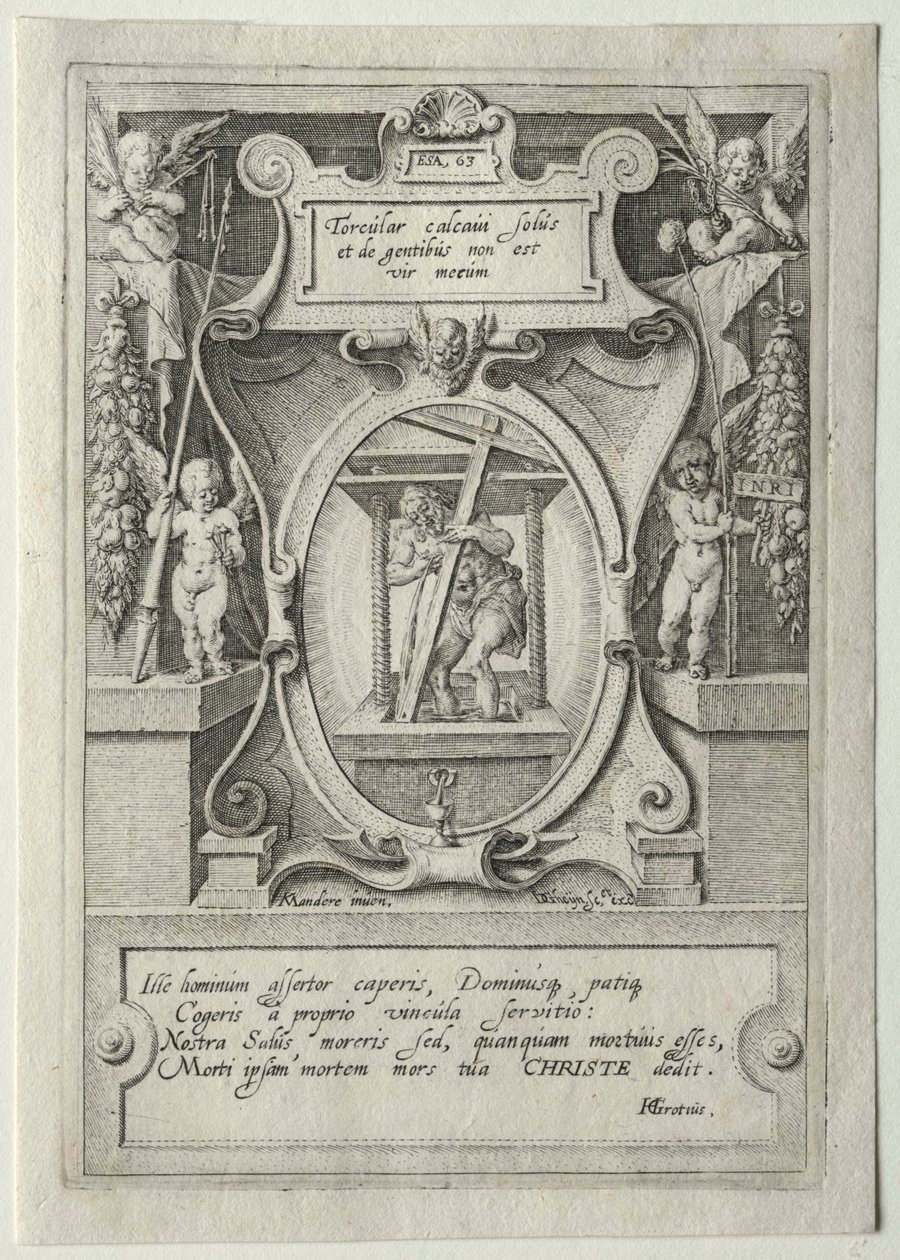 Conjunto Pasión:  Portada de Jacob de Gheyn II