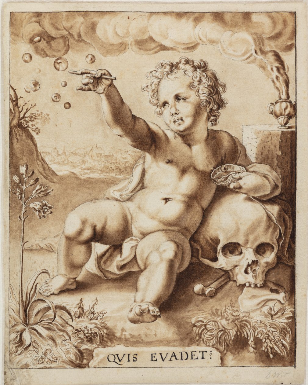 Alegoría de la fugacidad. Homo Bulla de Jacob de Wit