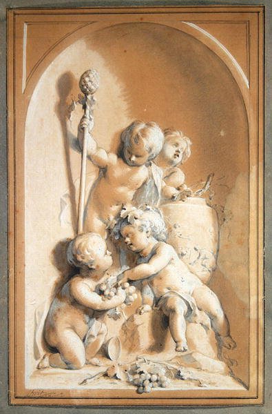 Alegoría del otoño de Jacob de Wit