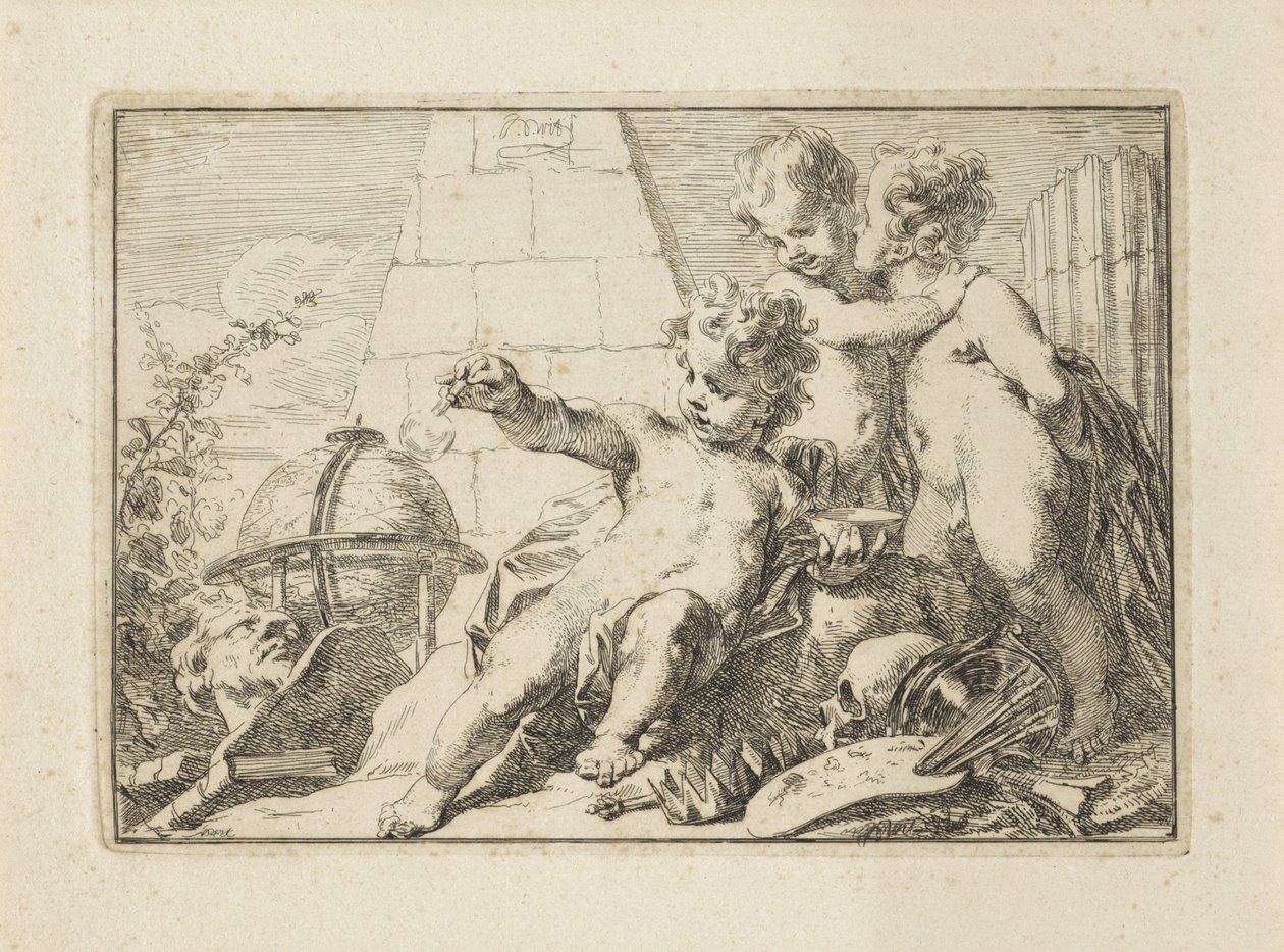 Alegoría de la Transitoriedad de Jacob de Wit