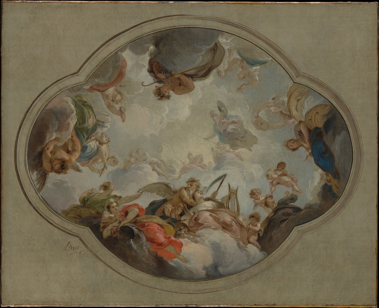 Alegoría de las artes de Jacob de Wit