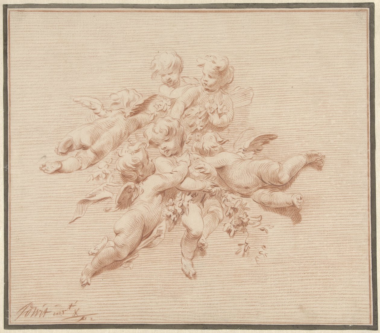 grupo de angeles de Jacob de Wit