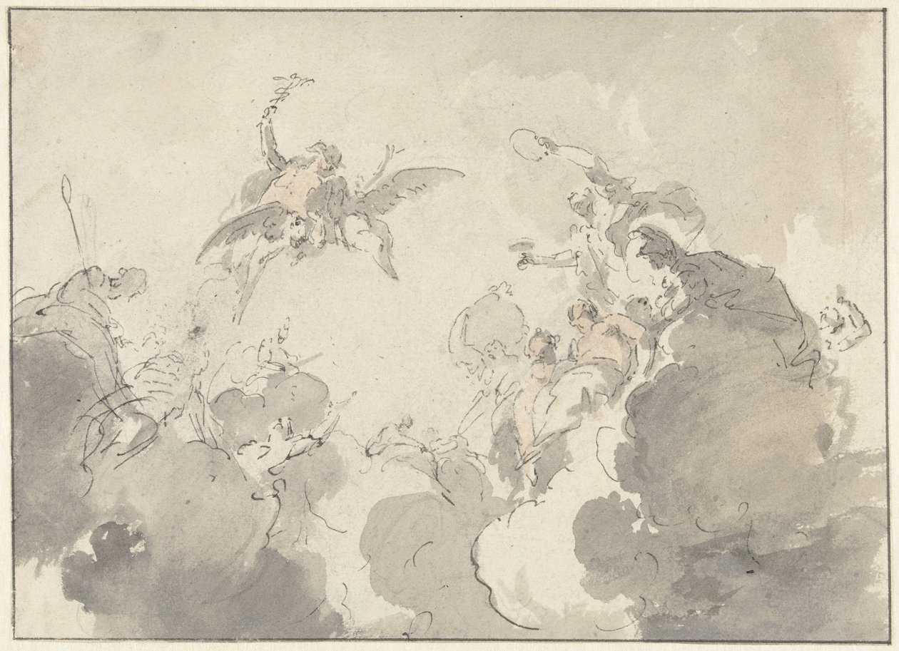 Diseño de pintura de techo de Jacob de Wit