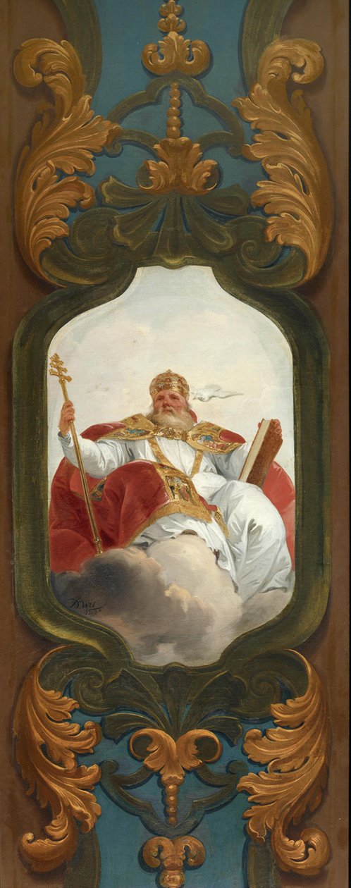 El papa Gregorio Magno, padre de la Iglesia de Jacob de Wit