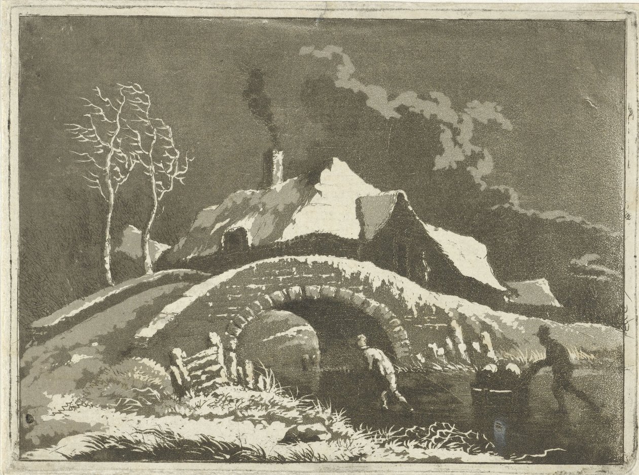 paisaje de invierno de Jacob van Kouwenhoven