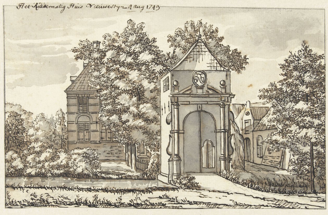 The Knightly House Nieuwestijn (título sobre el objeto) de Jacob van Liender