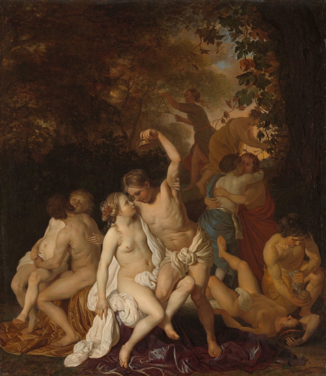 Escena con bacantes de Jacob van Loo