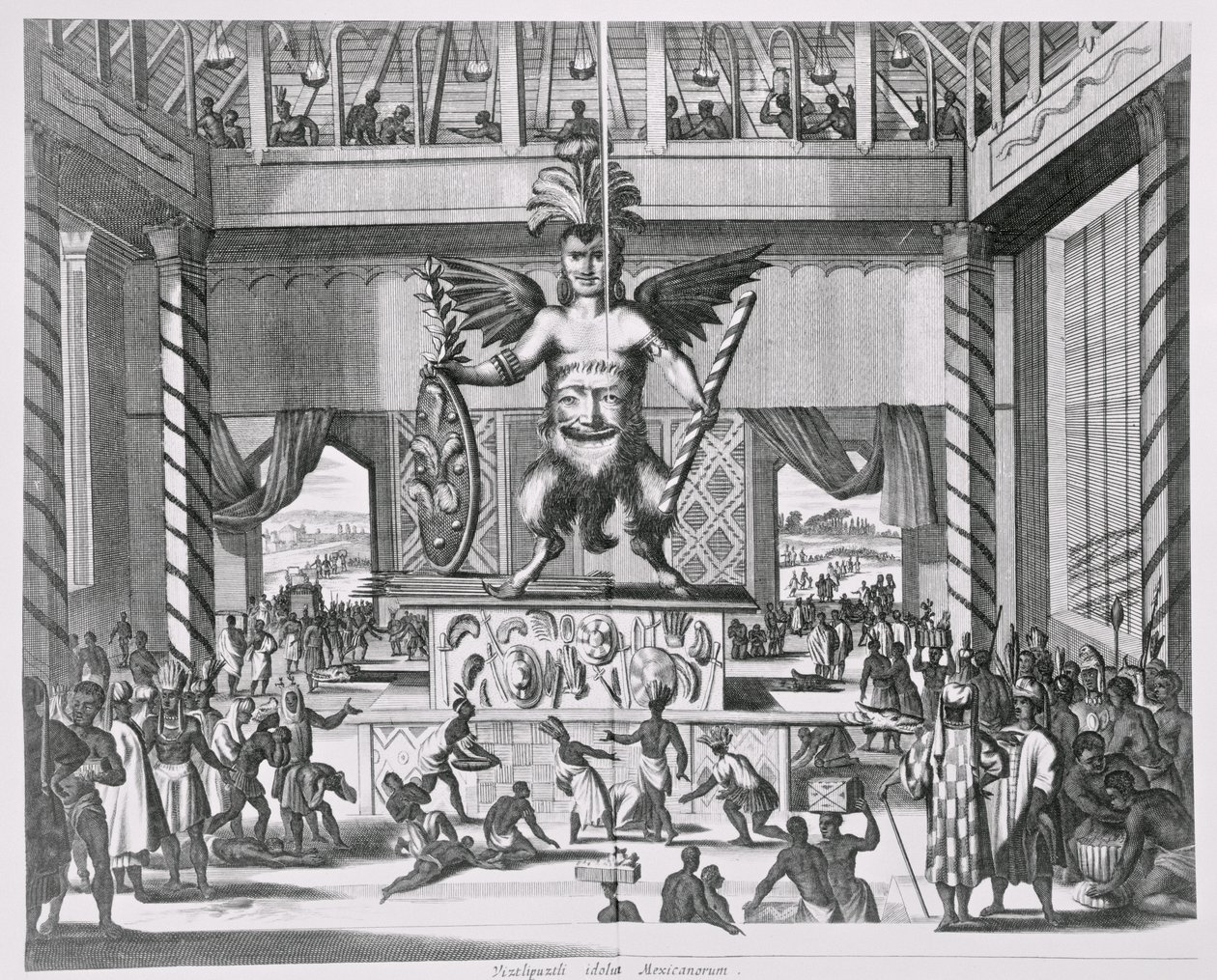 Dios mexicano Huitzilopochtli, de 