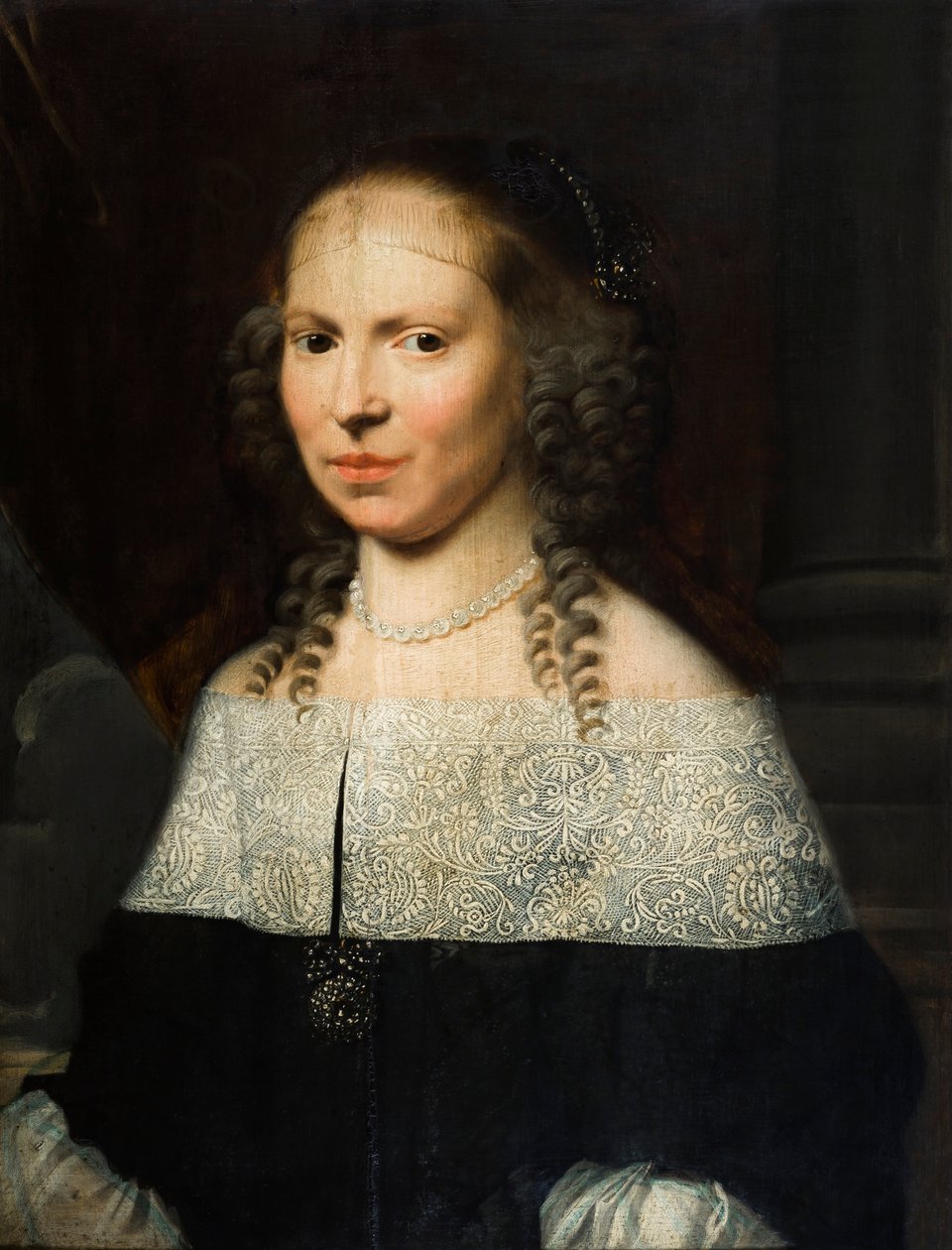 Retrato de Anna Goos (1627-1691) de Jacob van Reesbroeck