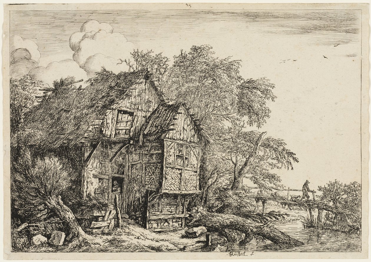 El puente pequeño de Jacob van Ruisdael