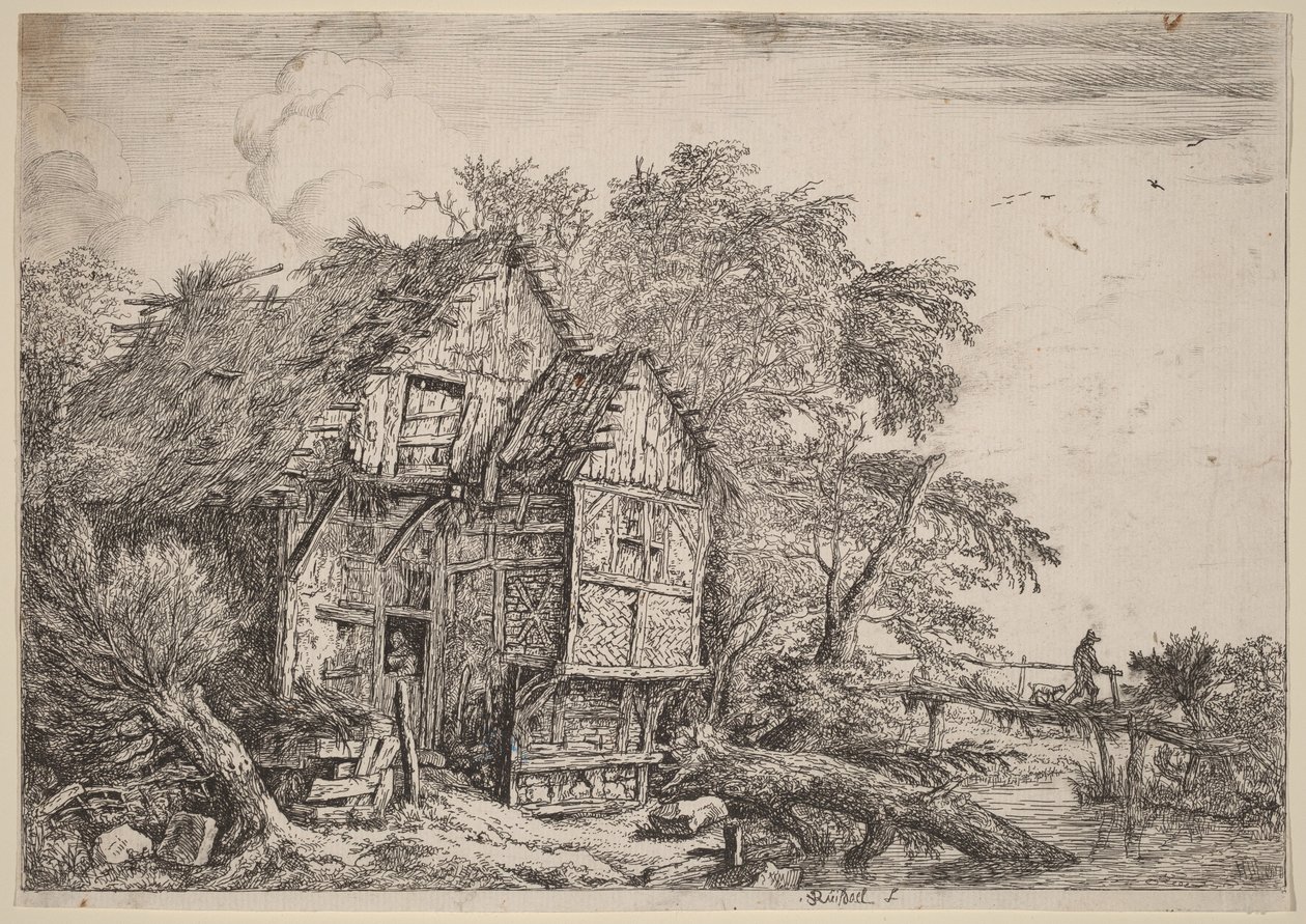 El pequeño puente de Jacob van Ruisdael