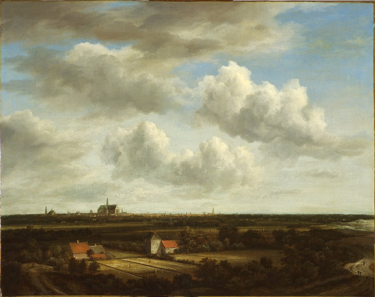 Vista de los campos de blanqueo cerca de Haarlem de Jacob van Ruisdael